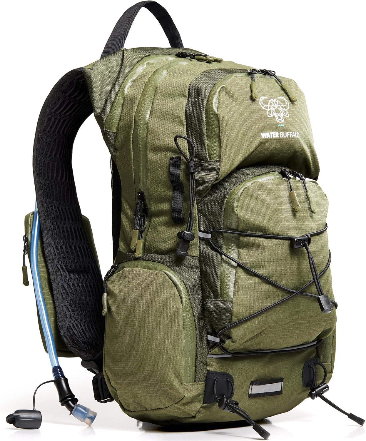 Water Buffalo Hydration Backpack - Sherpa 22L Hiking Backpack with Water Bladder