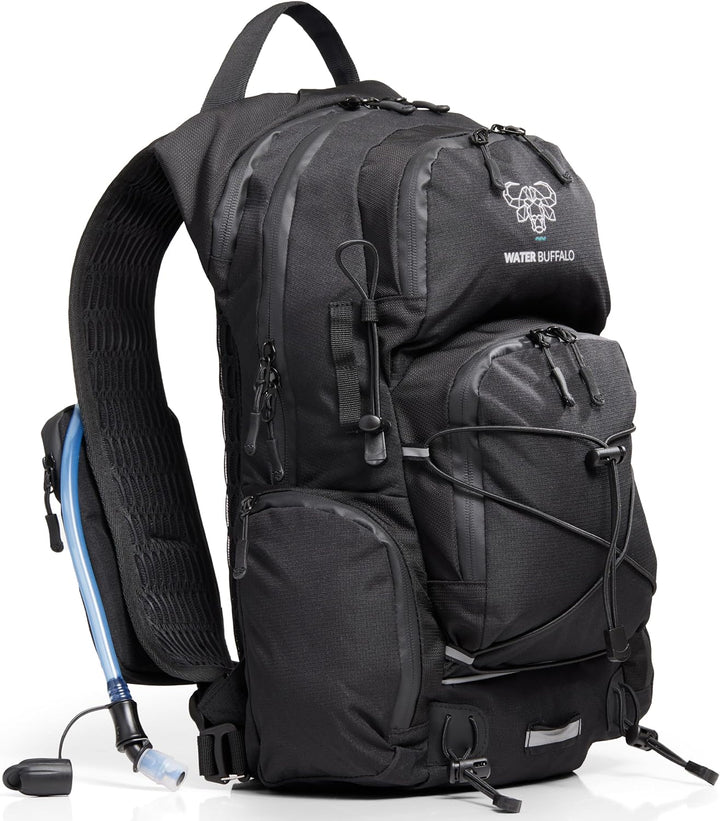 Water Buffalo Hydration Backpack - Sherpa 22L Hiking Backpack with Water Bladder